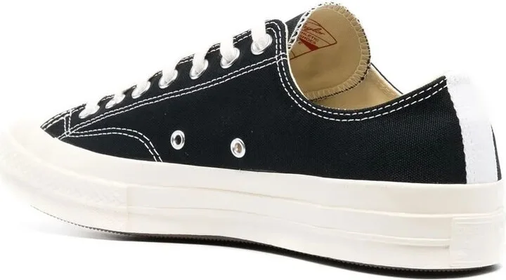 x Comme Des Garçons Play Chuck 70 Ox "Half Heart Black" sneakers - Image 3