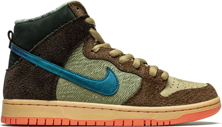 x Concepts SB Dunk High "Turdunken" sneakers