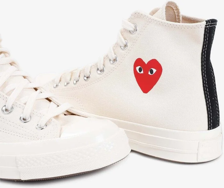 X Converse Canvas High-Top Sneakers - Image 3