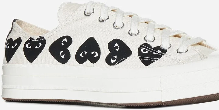 X Converse Canvas Low-top Sneakers - Image 4