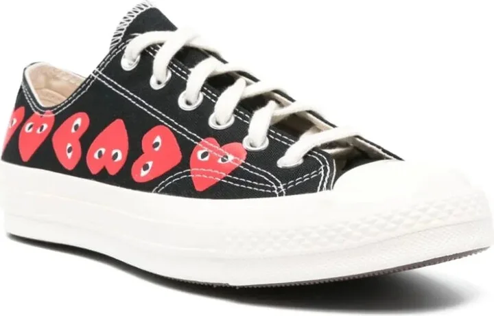 x Converse Chuck 70 heart-print canvas sneakers - Image 2