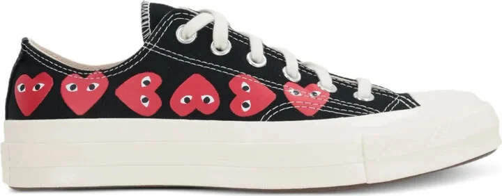 x Converse Chuck 70 heart-print canvas sneakers