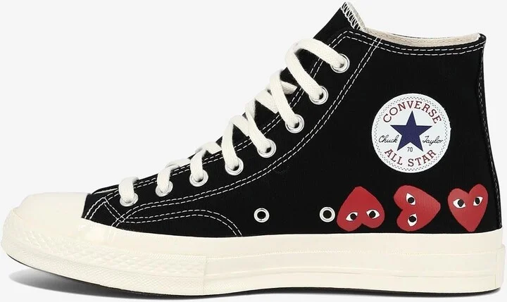 X Converse Chuck 70 Hearts High-Top Sneakers - Image 2