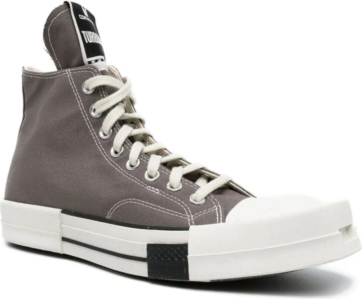 X Converse Grey Turbodrk Chuck 70 Sneakers - Image 2