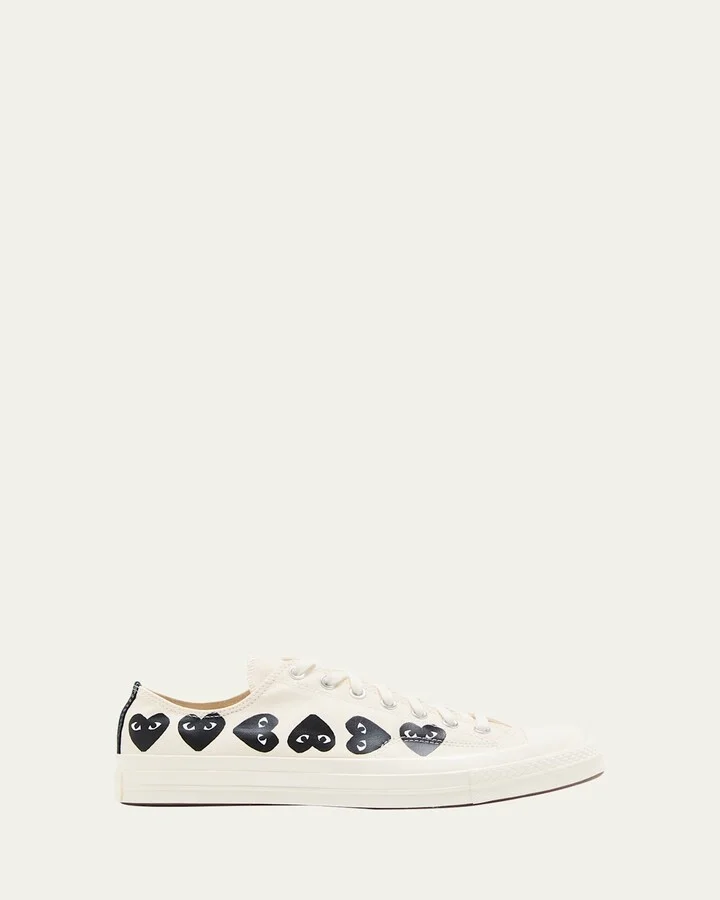 x Converse Men's Chuck 70 Multi Heart Low-Top Sneakers