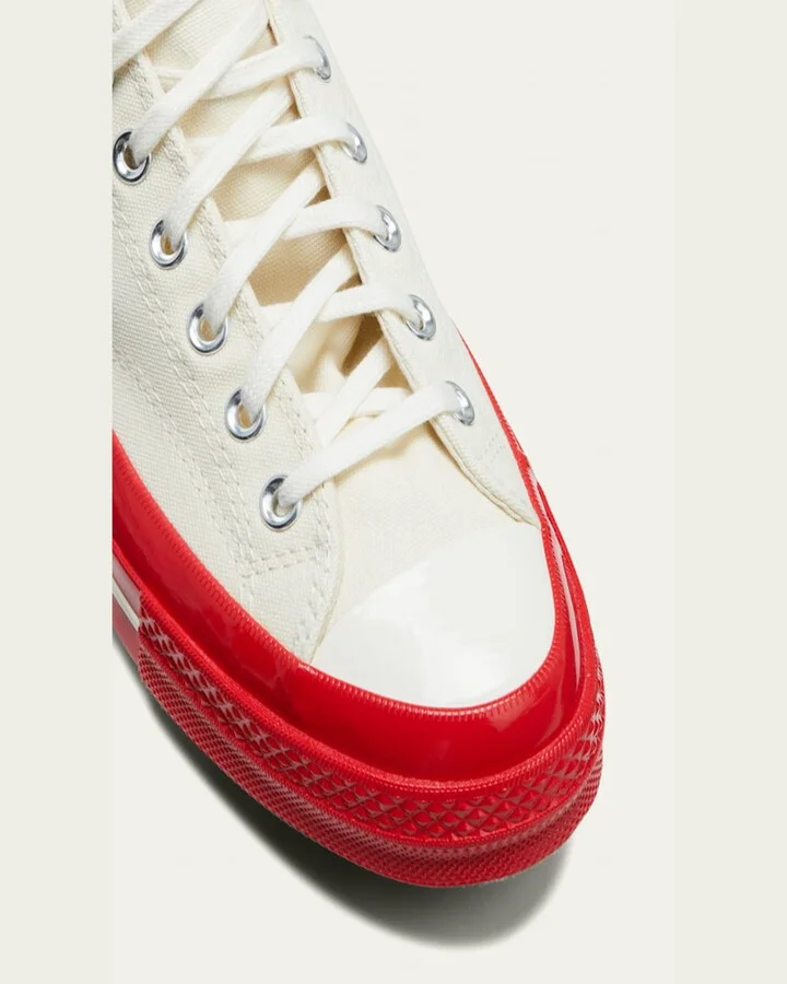 x Converse Men's PLAY Chuck 70 Low-Top Canvas Sneakers - Image 5