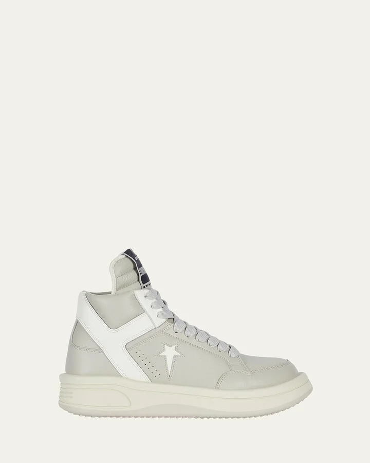 x Converse Men's Turbowpn Leather High-Top Sneakers