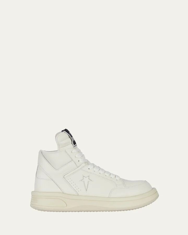 x Converse Men's Turbowpn Leather High-Top Sneakers