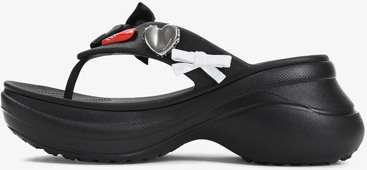 X Crocs Jibbitz Flatform Slippers - Image 2
