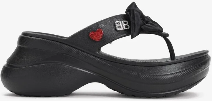 X Crocs Jibbitz Flatform Slippers
