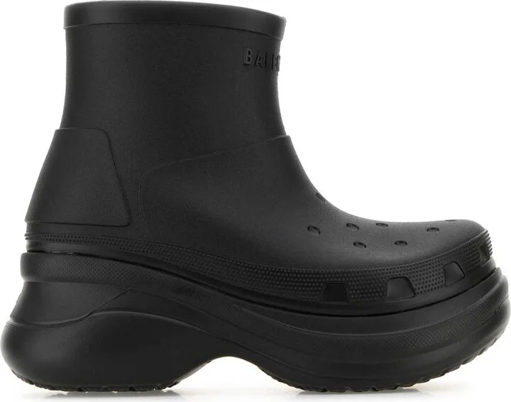 X Crocs Rubber Ankle Boots