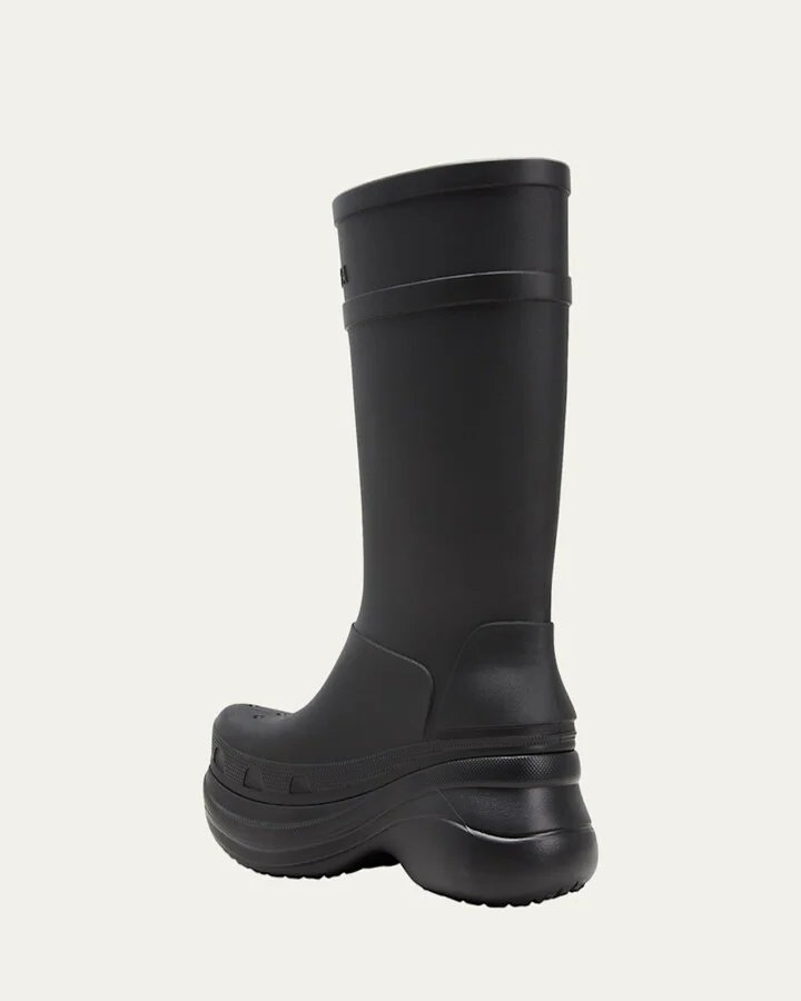 x Crocs™ Men's Tonal Rubber Rain Boots - Image 4