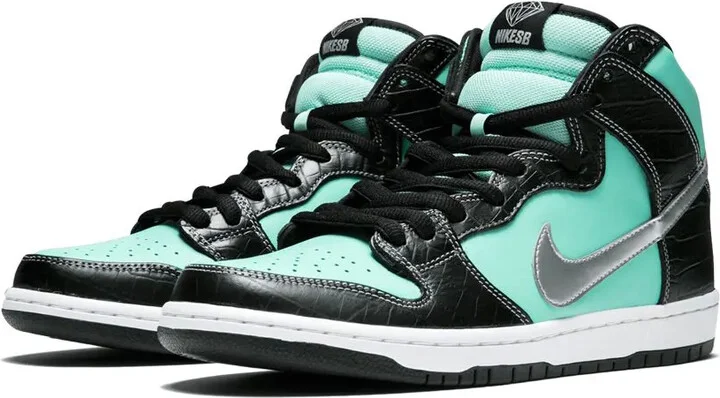 x Diamond Supply Co. SB Dunk High PRM "Tiffany" sneakers - Image 2