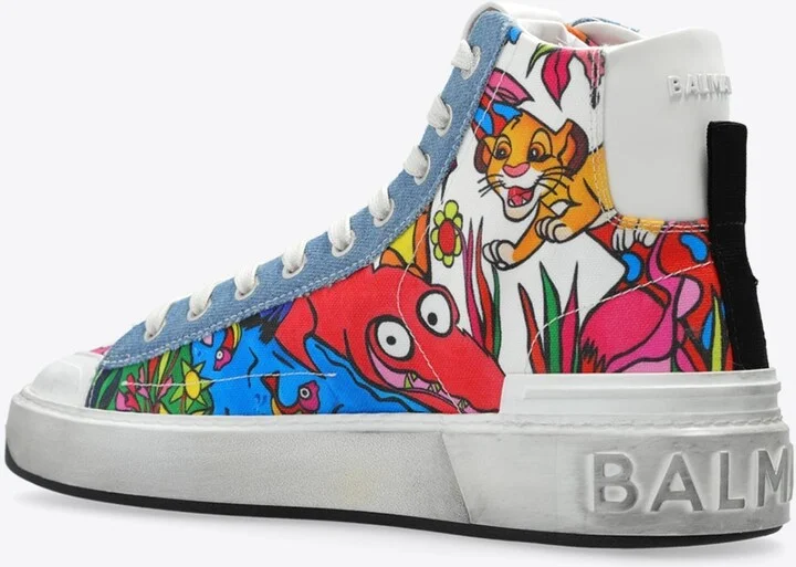 X Disney The Lion King B-Court High-Top Sneakers - Image 2