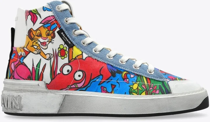 X Disney The Lion King B-Court High-Top Sneakers