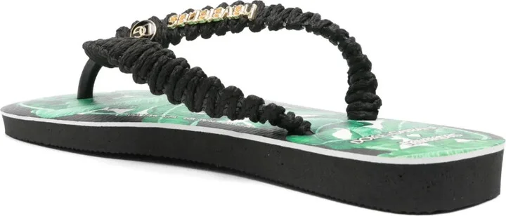 x Dolce & Gabbana banana leaf flip flops - Image 3