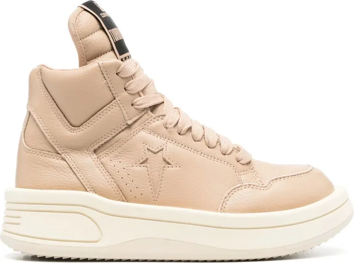 x DRKSHDW Turbowpn leather sneakers