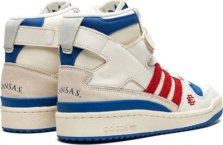 x Eric Emanuel Forum 84 High "Midnight Madness/Kansas Jayhawks" sneakers - Image 3