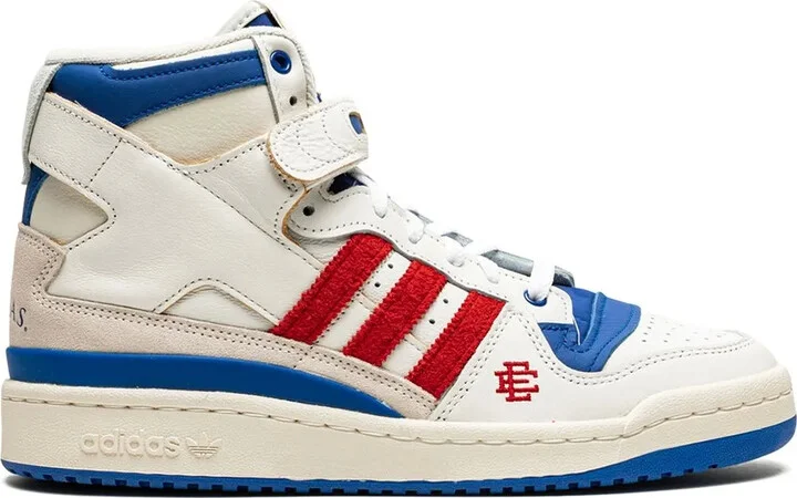 x Eric Emanuel Forum 84 High "Midnight Madness/Kansas Jayhawks" sneakers