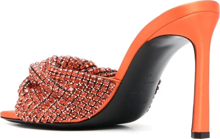 x Evangelie Smyrniotaki 105mm crystal-embellished sandals - Image 3
