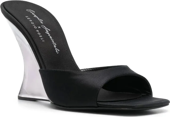 x Evangelie Smyrniotaki sculpted-wedge sandals - Image 2