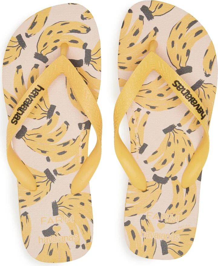 x FARM Rio Bananin' Flip Flop