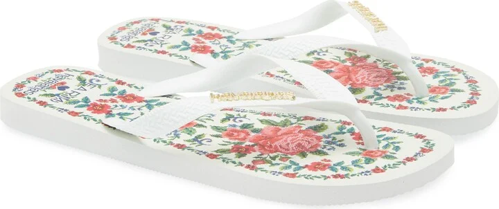 x FARM Rio Floral Tapestry Flip Flop - Image 2