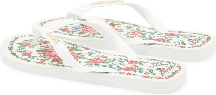 x FARM Rio Floral Tapestry Flip Flop - Image 3