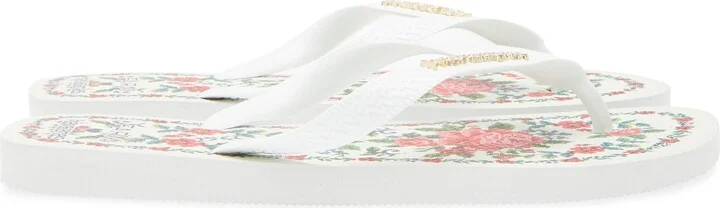 x FARM Rio Floral Tapestry Flip Flop - Image 4