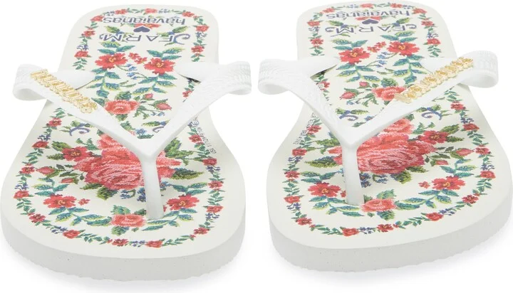 x FARM Rio Floral Tapestry Flip Flop - Image 5