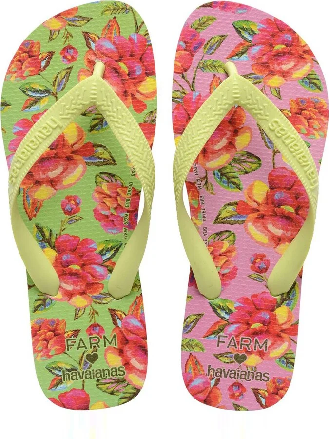 x FARM Rio Neon Floral Flip Flop - Image 3