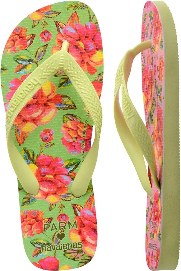 x FARM Rio Neon Floral Flip Flop - Image 6
