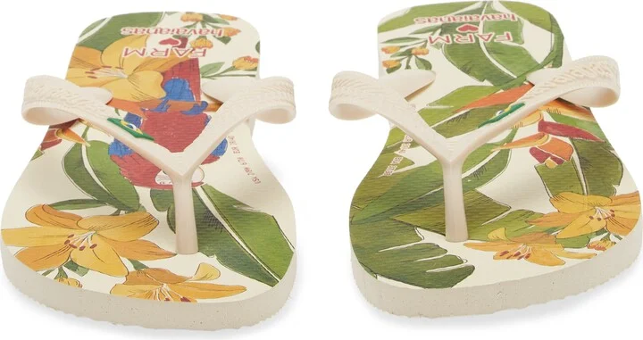 x FARM Rio Parrot Floral Flip Flop - Image 5