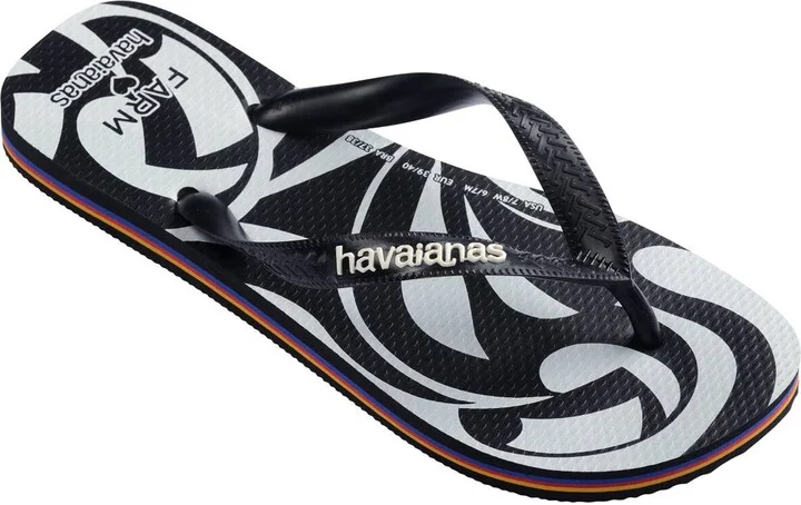 x FARM Rio Tucanada Rainbow Flip Flop