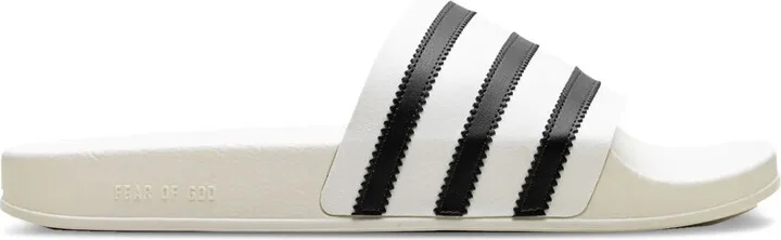 x Fear of God Athletics Adilette "Cream White" slides