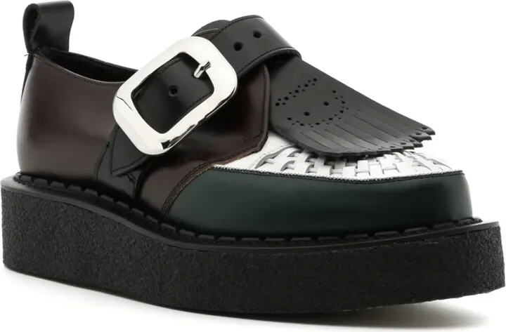 x George Cox leather monk shoes - Image 2
