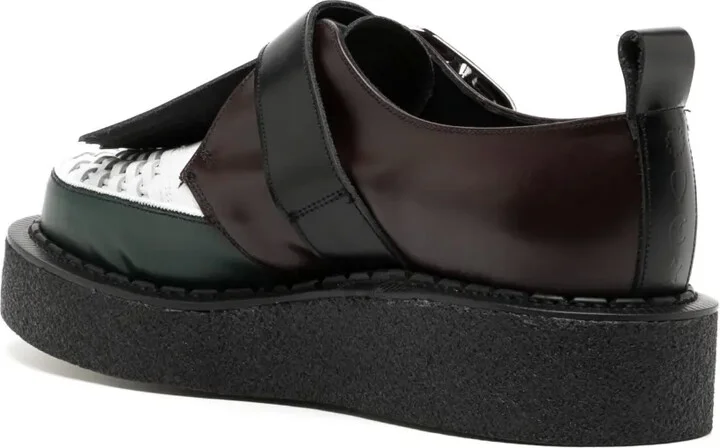 x George Cox leather monk shoes - Image 3