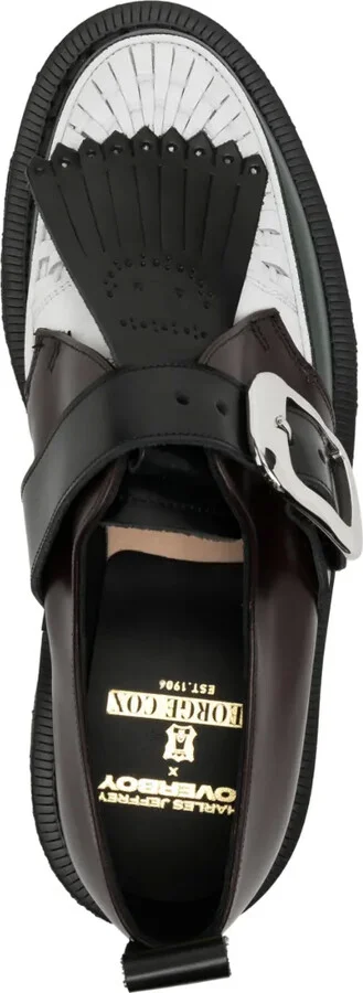 x George Cox leather monk shoes - Image 4