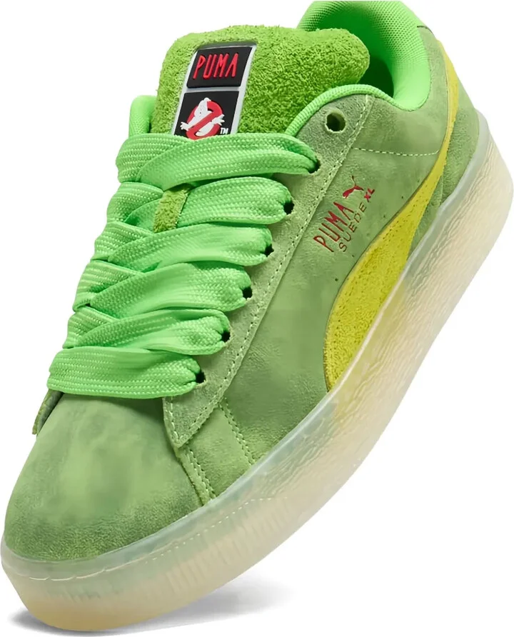 x Ghostbusters Suede XL Slimer "Green/Lime Smash/Warm White" sneakers - Image 2