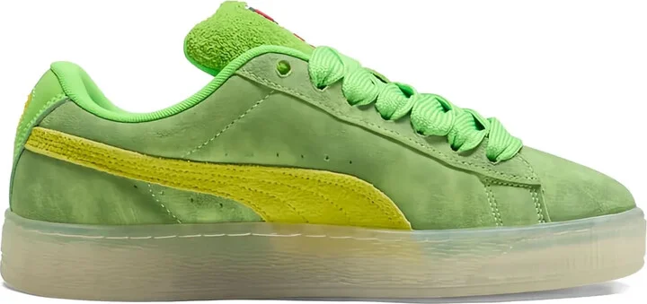 x Ghostbusters Suede XL Slimer "Green/Lime Smash/Warm White" sneakers