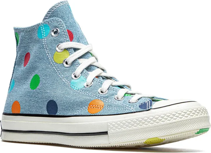 x Golf Wang Chuck 70 Hi "Denim Polka Dots" sneakers - Image 2