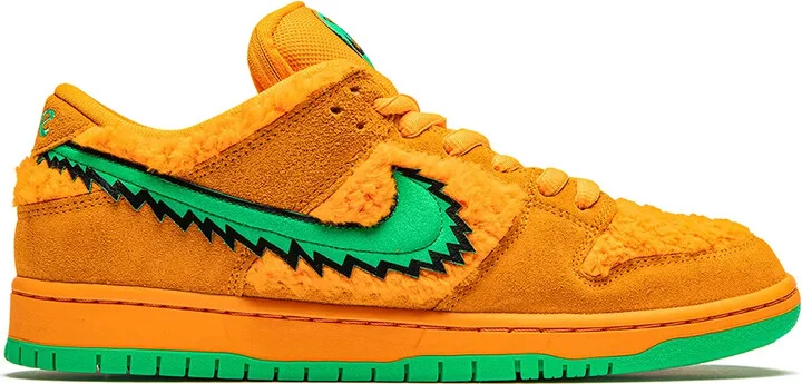 x Grateful Dead SB Dunk Low "Orange Bear" sneakers