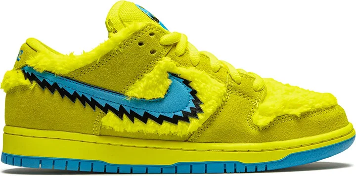 x Grateful Dead SB Dunk Low "Yellow Bear" sneakers