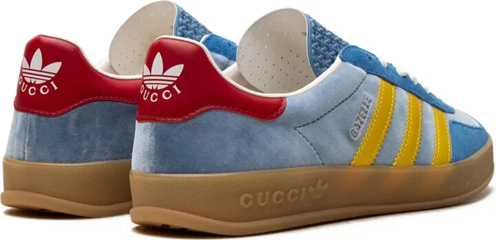 x Gucci Gazelle "Light Blue Suede" sneakers - Image 3