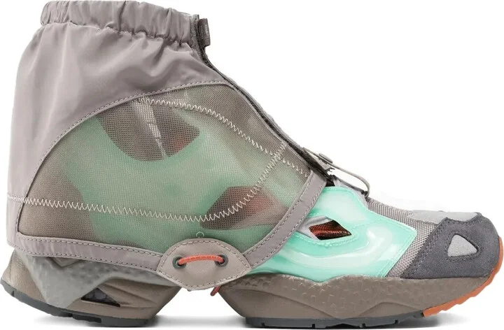 x Happy99 Instapump Fury 95 "Boulder Grey/Trek Grey/Hint Mint" sneakers