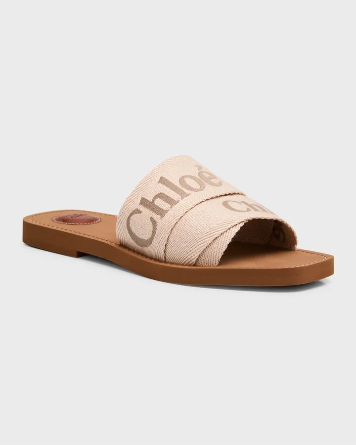 x High Summer Woody Embroidered Logo Flat Sandals - Image 5