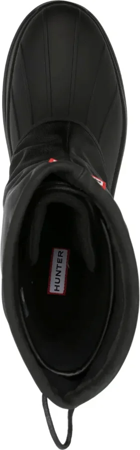 x Hunter logo-patch boots - Image 4