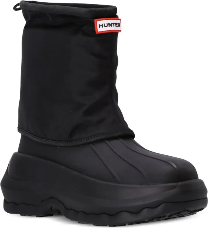 x Hunter logo-patch boots - Image 2