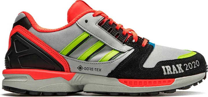 x IRAK ZX 8000 GTX “Solar Red” sneakers