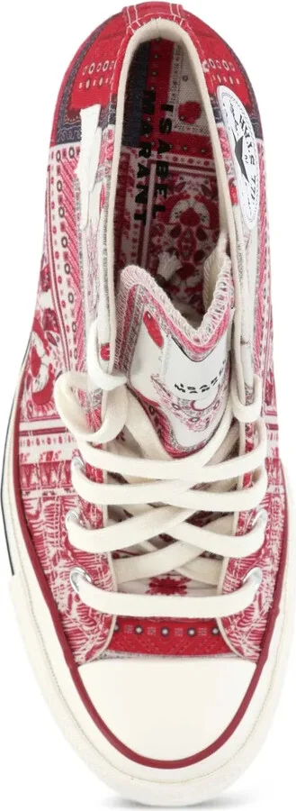 x Isabel Marant 60mm Chuck 70 patchwork high-top sneakers - Image 3